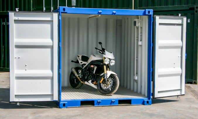 Container-bike-storage